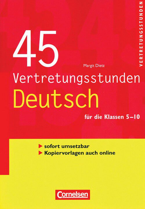 45 Vertretungsstunden Deutsch