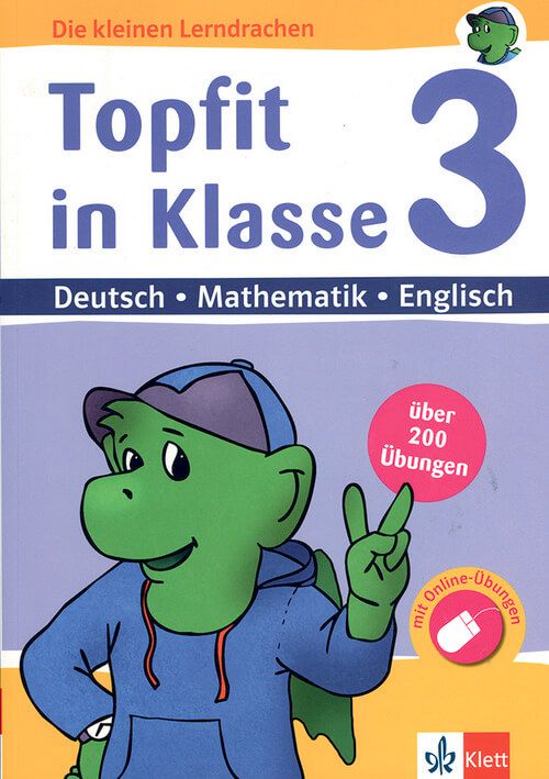 Topfit in Klasse 3 - Deutsch, Mathematik, Englisch - Die kleinen Lerndrachen