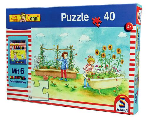 Puzzle - Conni im Blumengarten - Meine Freundin Conni - Puzzle 40 Teile