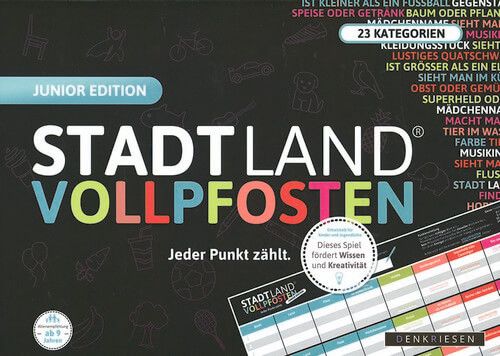 Stadt Land Vollpfosten® - Junior Edition