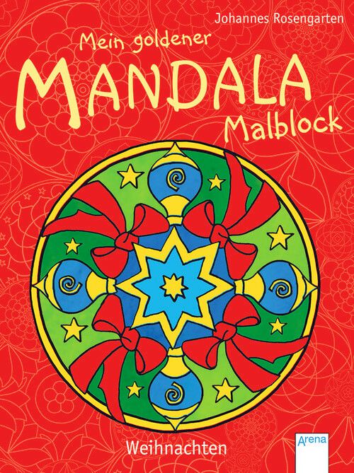 Mein goldener Mandala-Malblock Weihnachten