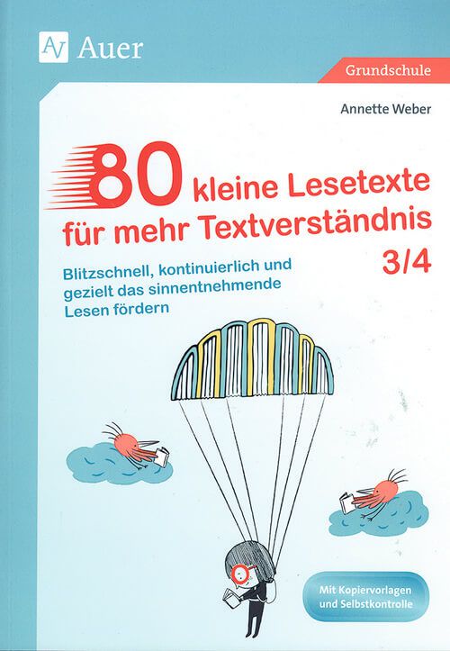 80 kleine Lesetexte für mehr Textverständnis 3/4 Klasse - Blitzschnell, kontinuierlich und ...