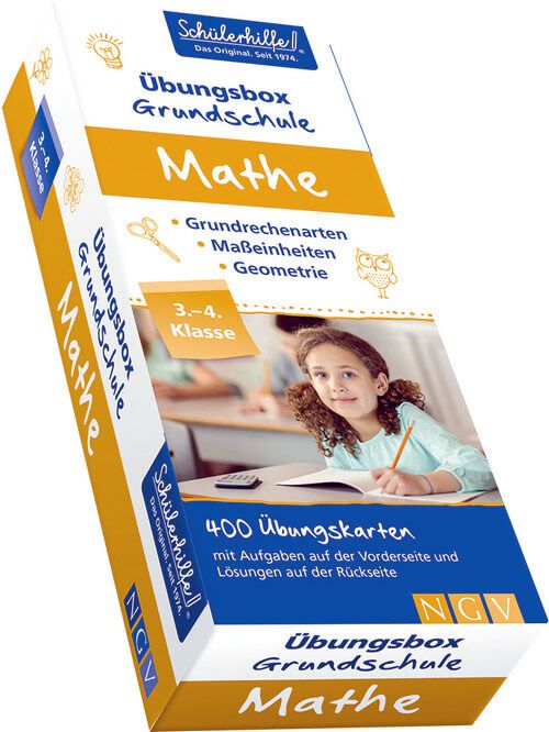 Mathe-Übungsbox Grundschule - 3. - 4. Klasse