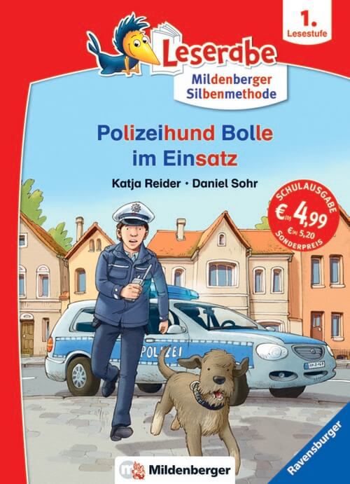 Polizeihund Bolle im Einsatz - Leserabe Silbenmethode