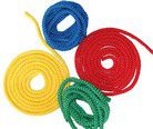 Universal-Seile 4er-Set rot, grün, blau, gelb - 2,5 m