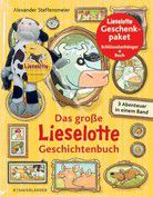 Das große Lieselotte Geschichtenbuch + Schlüsselanhänger - Geschenkpaket