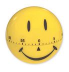Zeitdauer-Uhr „lachendes Gesicht“ gelb