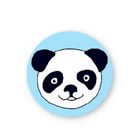 Belobigungs-Aufkleber "Panda" in Spender-Box