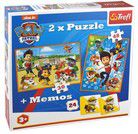 2in1 Puzzle und Memo - Paw Patrol, 30 und 48 Teile