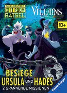 Besiege Ursula und Hades - Exit Room Rätsel - Disney Villains- Zwei spannende Missionen