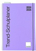 Trend-Schulplaner A4, 2024/2025, flieder