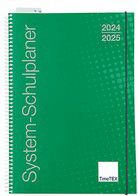 System-Schulplaner A4, grün, 2024/2025