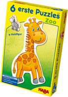 6 erste Puzzles - Zoo, 2 bis 3 Teile