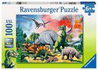 Puzzle - Unter Dinosauriern -100 Teile