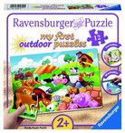 Puzzle - Liebe Bauernhoftiere - my first outdoor puzzle - 12 Teile