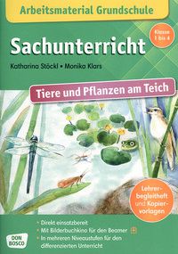 Tiere und Pflanzen am Teich - Kamishibai-Bildkartenset (Lehrerbegleitheft)