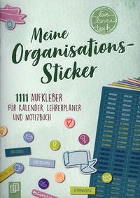 Meine Organisations-Sticker - 1111 Aufkleber für Kalender, Lehrerplaner und Notizbuch