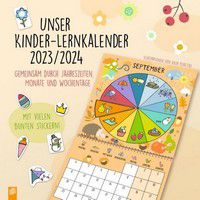 Unser Kinder-Lernkalender 2023/2024 - Gemeinsam durch Jahreszeiten, Monate und Wochentage