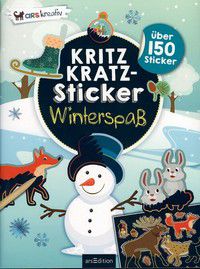 Kritzkratz-Sticker Winterspaß - Über 150 Sticker