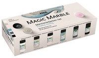 Magic Marble Chalky Living - Marmorierfarben 6er-Set á 20 ml